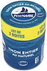 Thon au naturel - PETIT NAVIRE - Lidl à Rezé Thon au naturel - PETIT NAVIRE en promo chez Lidl Rezé à 2,61 €