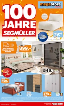 Sitzsack im Segmüller Prospekt "100 JAHRE SEGMÜLLER" mit 8 Seiten (Frankfurt (Main))