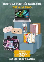 Prospectus Fnac à Furiani: "TOUTE LA RENTRÉE SCOLAIRE EST À LA FNAC", 1} page, 22/08/2025 - 28/09/2025