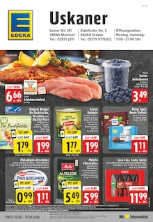 EDEKA Prospekt der Woche "Aktuelle Angebote" Seite 1, 10.08.2026 bis 15.08.2026 für Laer Aktueller EDEKA Prospekt "Aktuelle Angebote" Seite 1 von 26 Seiten für Laer