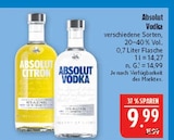 Aktuelles Absolut Vodka Angebot bei Marktkauf in Leipzig ab 9,99 €