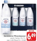 Mineralwasser Naturell Angebote von Gerolsteiner bei EDEKA Darmstadt für 6,49 €
