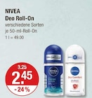 Nivea im V-Markt Prospekt Deo Roll-On von NIVEA im aktuellen V-Markt Prospekt für 2,45 €