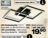 LED-Deckenleuchte OOST im Angebot bei Ostermann in Oberhausen LED-Deckenleuchte OOST Angebote von Casa Nova bei Ostermann Oberhausen für 19,90 €