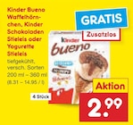 Netto Marken-Discount Königswartha - Bueno Waffelhörnchen, Schokoladen Stieleis oder Stieleis Angebot im Prospekt Bueno Waffelhörnchen, Schokoladen Stieleis oder Stieleis bei Netto Marken-Discount im Königswartha Prospekt für 2,99 €