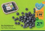 Bio-Heidelbeeren im aktuellen tegut Prospekt für 1,99 €