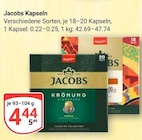 Kapseln Angebote von Jacobs bei GLOBUS Mannheim für 4,44 €
