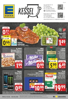 EDEKA Prospekt der Woche "Aktuelle Angebote" Seite 1, 03.08.2026 bis 08.08.2026 für Oberhausen Aktueller EDEKA Prospekt "Aktuelle Angebote" Seite 1 von 24 Seiten für Oberhausen