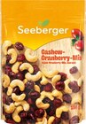 Cashew-Cranberry-Mix im Angebot bei REWE in Gifhorn Cashew-Cranberry-Mix Angebote von Seeberger bei REWE Gifhorn für 3,79 €