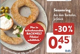 Sesamring im Angebot bei ALDI SÜD in Mülheim Sesamring Angebote bei ALDI SÜD Mülheim für 0,45 €
