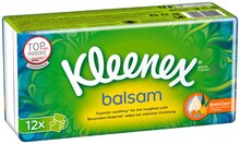 von Kleenex Taschentücher Box Balsam oder Balsam-Taschentücher von Kleenex