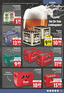 Bier im EDEKA Prospekt "Aktuelle Angebote" mit 24 Seiten (Würselen)