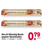Backpapier-Zuschnitte Angebote von Gut & Günstig bei E center Mainz für 0,79 €