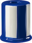 Stabkerzenhalter aus Keramik, weiß/blau gestreift (6x7cm) im aktuellen Prospekt bei dm-drogerie markt in Verl