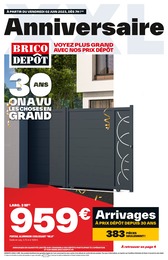 Prospectus Brico Dépôt "Anniversaire", 16 pages, 02/06/2023 - 15/06/2023