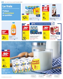 Promo Yaourt à boire dans le catalogue Carrefour du moment à la page 40