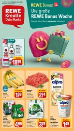 Aktueller REWE Prospekt mit Bananen, "Dein Markt", Seite 1