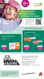 mea - meine apotheke Apotheken Prospekt der aktuellen Woche mit 4 Seiten, gültig von 01.07.2026 bis 31.07.2026, in Wildenfels und Umgebung Aktueller mea - meine apotheke Apotheken Prospekt in Wildenfels und Umgebung, "Unsere Juli-Angebote" mit 4 Seiten, 01.07.2026 - 31.07.2026