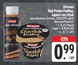 High Protein Pudding, Joghurt oder Drink Angebote von Ehrmann bei E center Freital für 0,99 €