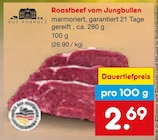 Roastbeef vom Jungbullen Angebote von Gut Ponholz bei Netto Marken-Discount Friedrichshafen für 2,69 €