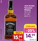 Tennessee Whiskey Angebote von Jack Daniels bei Netto Marken-Discount Hof für 14,99 €
