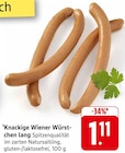 Knackige Wiener Würstchen lang im Angebot bei EDEKA in Nürtingen Knackige Wiener Würstchen lang Angebote bei EDEKA Nürtingen für 1,11 €