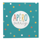 Promo Lot de 12 serviettes “Apéro party” à 1,29 € dans le catalogue Bazarland à Théza