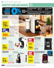 Nespresso Angebote im Prospekt "PETIT-DÉJEUNER" von Carrefour Nespresso Angebote im Prospekt "PETIT-DÉJEUNER" von Carrefour auf Seite 18