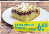 Kirsch-Streusel Schnitte im EDEKA Prospekt Kirsch-Streusel Schnitte von im aktuellen EDEKA Prospekt für 6,00 €