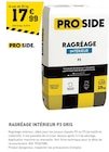 Ragréage intérieur P3 gris - PROSIDE - Tout Faire Ragréage intérieur P3 gris - PROSIDE à 17,99 € dans le catalogue Tout Faire