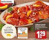 Schlemmer-Gulasch Angebote von Landbauern Schwein bei REWE Frankenthal für 1,29 €