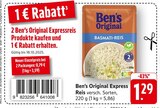 Aktuelle Reis Angebote bei EDEKA in Mannheim Aktuelles Express Basmati-Reis Angebot bei EDEKA in Mannheim ab 0,79 €