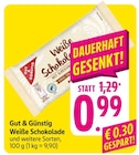 Weiße Schokolade im Angebot bei EDEKA in Koblenz Weiße Schokolade Angebote von Gut & Günstig bei EDEKA Koblenz für 0,99 €