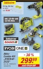 Akku-Combo-Kit R18CK4F-252S im toom Baumarkt Prospekt Akku-Combo-Kit R18CK4F-252S von Ryobi im aktuellen toom Baumarkt Prospekt fĂŒr 299,99 âŹ