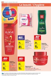 Prix et réduction Shampooing dans le prospectus Carrefour Market en cours Offre Shampooing dans le catalogue Carrefour Market du moment à la page 38