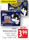 Katzennahrung im Angebot bei E center in Filderstadt Katzennahrung Angebote von Felix bei E center Filderstadt für 3,99 €