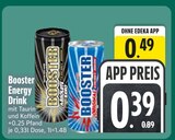 Energy Drink im Angebot bei EDEKA in Ravensburg Energy Drink Angebote von Booster bei EDEKA Ravensburg für 0,39 €