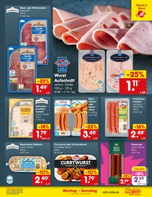 Wurst im aktuellen Netto Marken-Discount Prospekt (München) Wurst im Netto Marken-Discount Prospekt "Aktuelle Angebote" mit 68 Seiten (München)