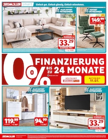 Couch im Segmüller Prospekt "Finanzierung bis zu 24 Monate - Zum Glück gibt’s SEGMÜLLER" mit 6 Seiten (Augsburg)