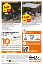 Promos Pergola dans le catalogue "La fête des amis" de Weldom Pergola en promo dans le catalogue Weldom à la page 24
