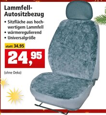 Lammfell-Autositzbezug bei Thomas Philipps in Mülheim Lammfell-Autositzbezug im Angebot bei Thomas Philipps Mülheim für 24,95 €