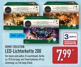 LED-Lichterkette 200 im ALDI Nord Prospekt LED-Lichterkette 200 von HOME CREATION im aktuellen ALDI Nord Prospekt für 7,99 €