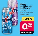 Mixery Iced Blue oder Iced Purpel Angebote bei Netto mit dem Scottie Eisenhüttenstadt für 0,79 €