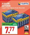 Alkaline-Batterien im Angebot bei Marktkauf in Osnabrück Alkaline-Batterien Angebote von VARTA bei Marktkauf Osnabrück für 7,77 €