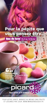 Prospectus Picard de la semaine "Pour la pépite que vous pensez être." avec 1 pages, valide du 03/02/2025 au 16/02/2025 pour Meudon et alentours