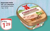 Tee-Leberwurst im Angebot bei GLOBUS in Mannheim Tee-Leberwurst Angebote von Rügenwalder Mühle bei GLOBUS Mannheim für 1,29 €