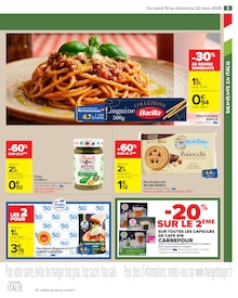 Promotion Barilla dans le prospectus Carrefour Market, valable du 10/03/2026 au 22/03/2026 Promo Barilla dans le catalogue Carrefour Market du moment à la page 7