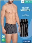 Herren Retroshorts gestreift von VIVESS im aktuellen REWE Prospekt für 9,99 €