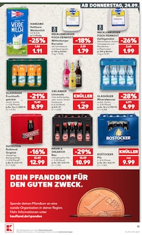 Bier im Kaufland Prospekt "Hier bin ich richtig" mit 75 Seiten (Rostock)
