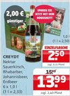 Nektar Sauerkirsch, Rhabarber, Johannisbeer, Erdbeer Angebote von Creydt bei Getränke Quelle Weydringer Hannover für 2,50 €